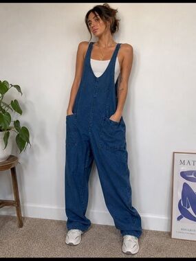 Denim Women’s Overall Pants Size Large